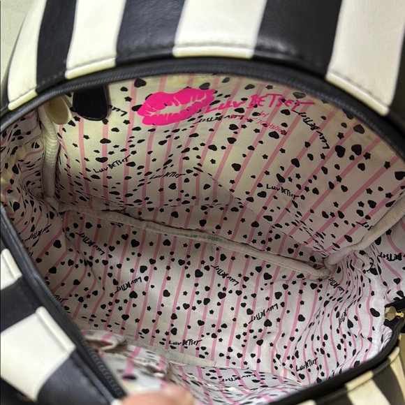 Betsey Johnson Black and White Panda Backpack with Playful Design - Picture 9 of 11